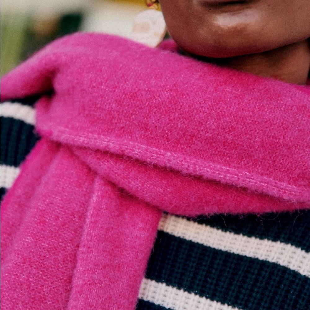 Sezane Fuchsia Marianne Scarf